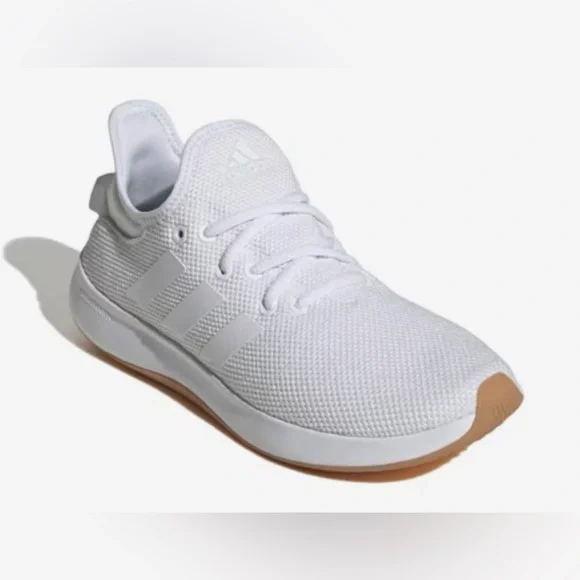 NIB [Adidas] Cloudfoam Pure Athletic Activewear Sneakers in White Women's 5.5